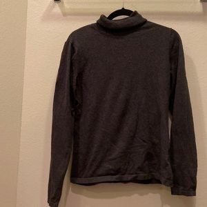 Jones New York Charcoal Turtleneck Sweater